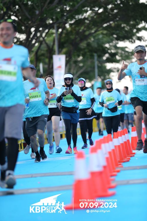 Race photo from KBP City Run 2024