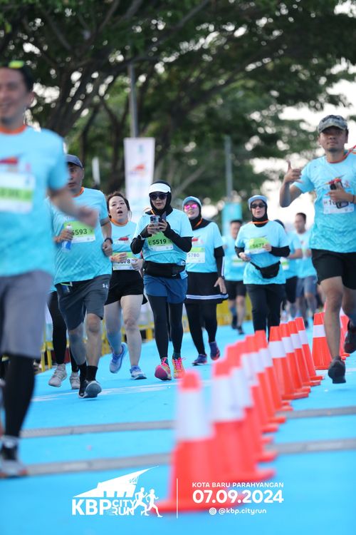 Race photo from KBP City Run 2024