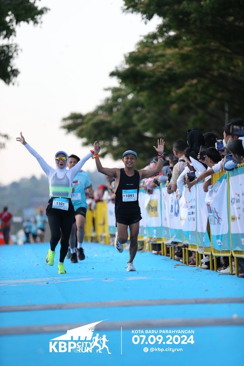 Race photo from KBP City Run 2024