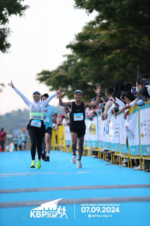 Race photo from KBP City Run 2024