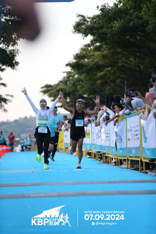 Race photo from KBP City Run 2024