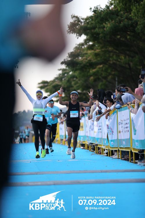 Race photo from KBP City Run 2024