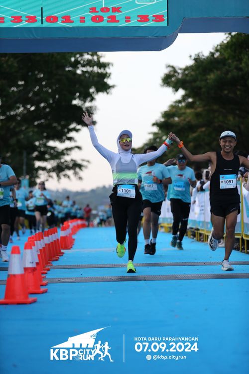Race photo from KBP City Run 2024