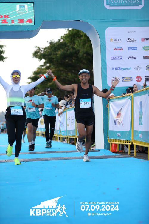 Race photo from KBP City Run 2024
