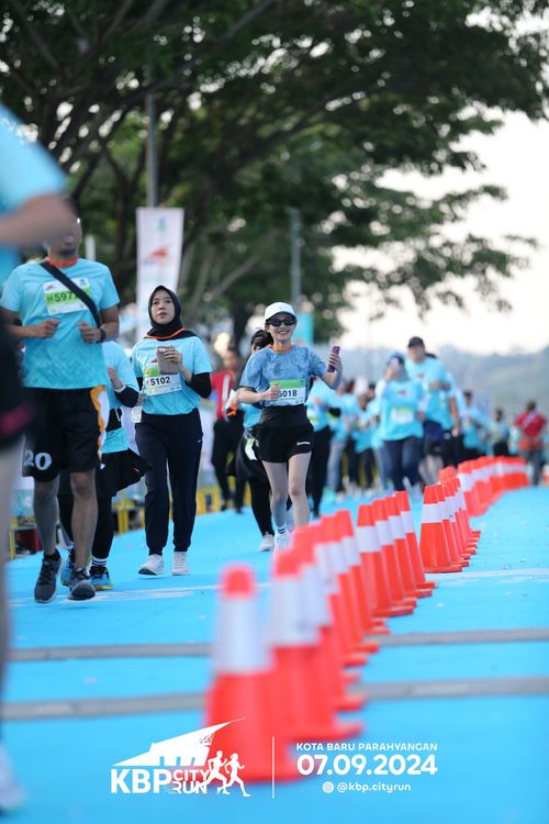 Race photo from KBP City Run 2024