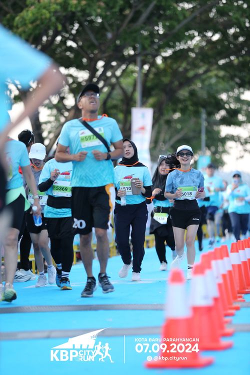 Race photo from KBP City Run 2024