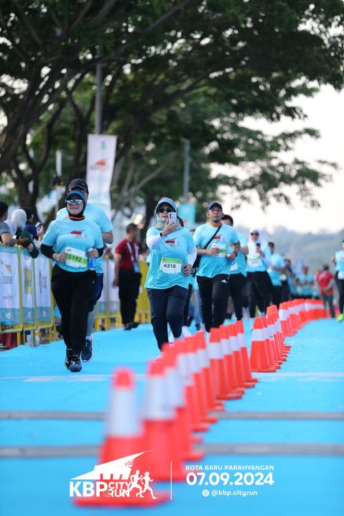 Race photo from KBP City Run 2024