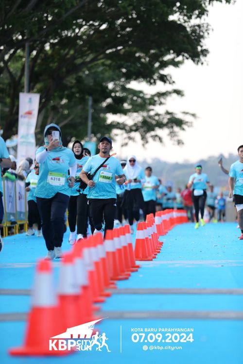 Race photo from KBP City Run 2024