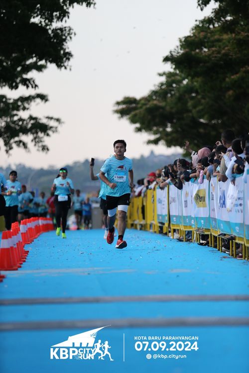 Race photo from KBP City Run 2024