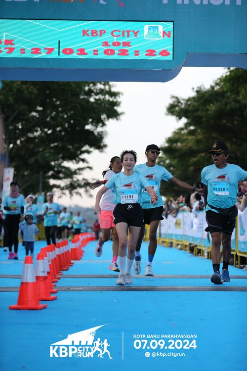Race photo from KBP City Run 2024