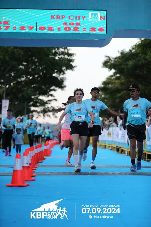 Race photo from KBP City Run 2024