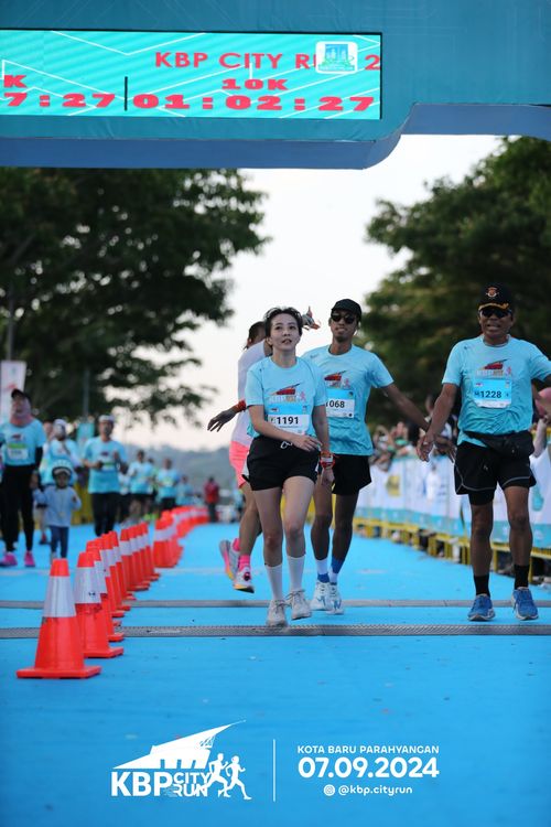Race photo from KBP City Run 2024