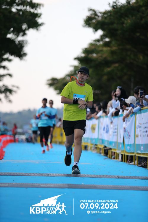 Race photo from KBP City Run 2024