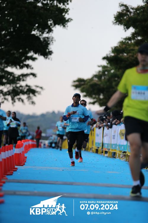 Race photo from KBP City Run 2024