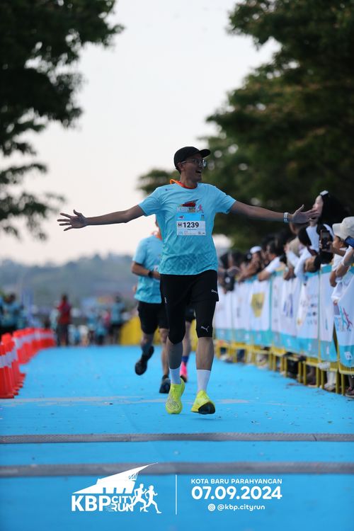 Race photo from KBP City Run 2024