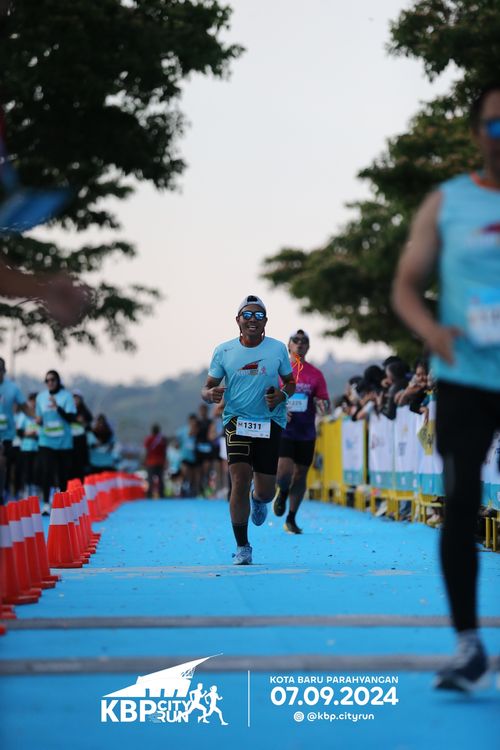 Race photo from KBP City Run 2024