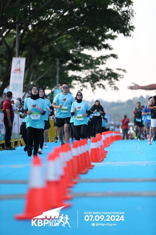 Race photo from KBP City Run 2024