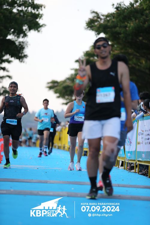 Race photo from KBP City Run 2024