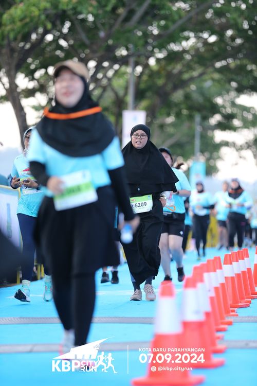 Race photo from KBP City Run 2024