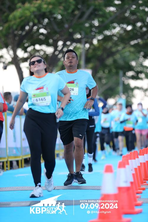 Race photo from KBP City Run 2024