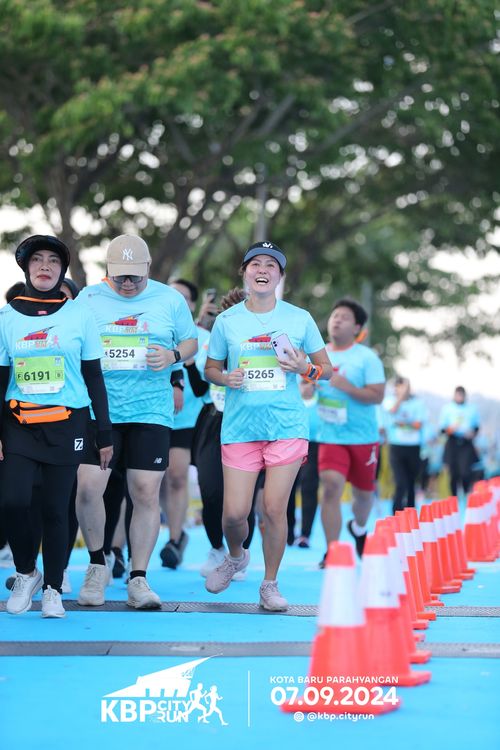 Race photo from KBP City Run 2024