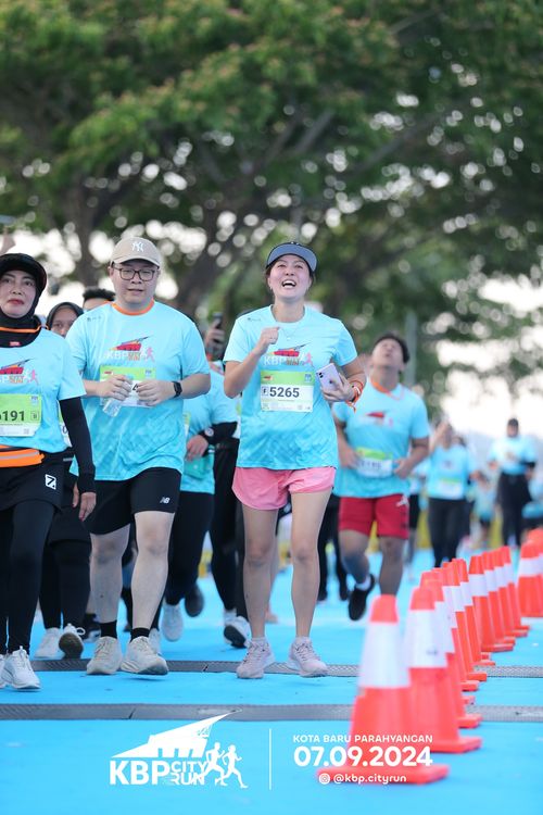 Race photo from KBP City Run 2024