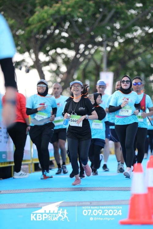 Race photo from KBP City Run 2024