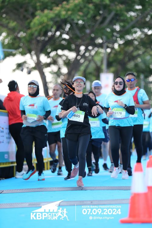 Race photo from KBP City Run 2024