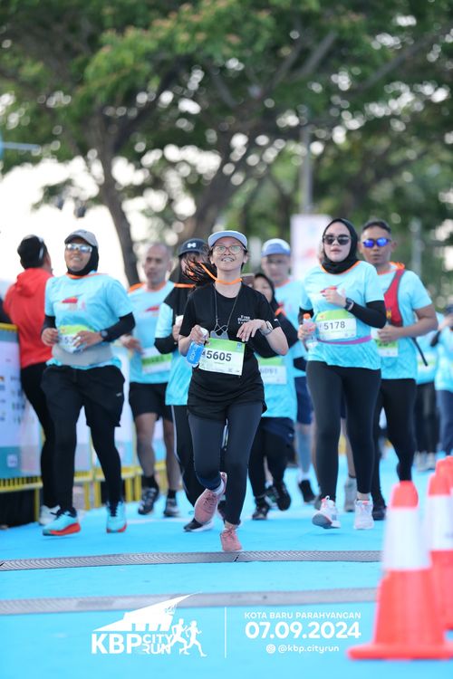 Race photo from KBP City Run 2024