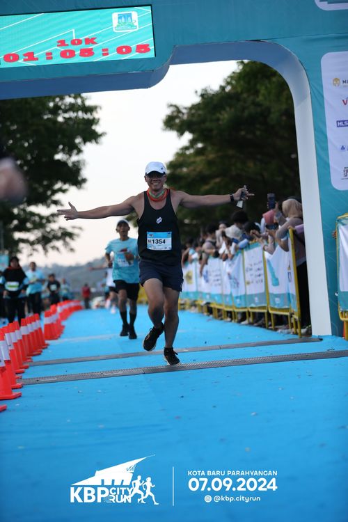 Race photo from KBP City Run 2024