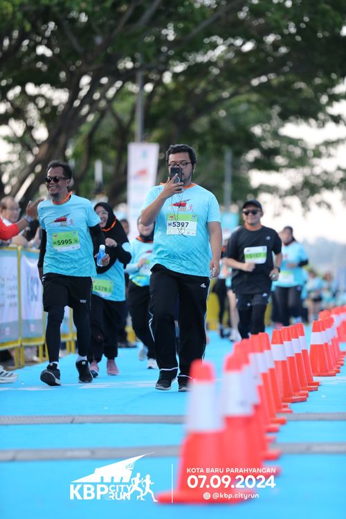 Race photo from KBP City Run 2024