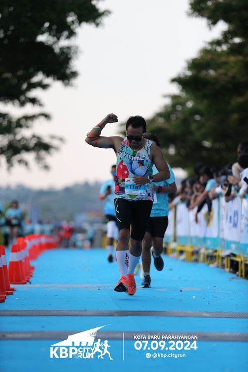 Race photo from KBP City Run 2024