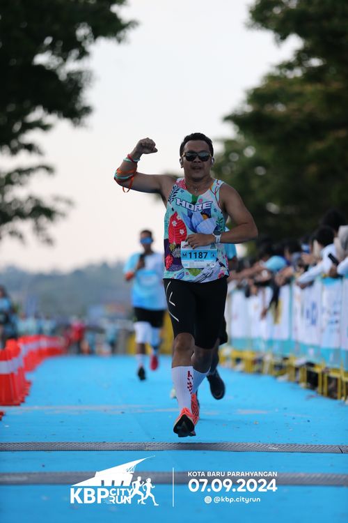 Race photo from KBP City Run 2024