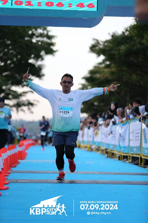 Race photo from KBP City Run 2024