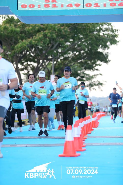 Race photo from KBP City Run 2024