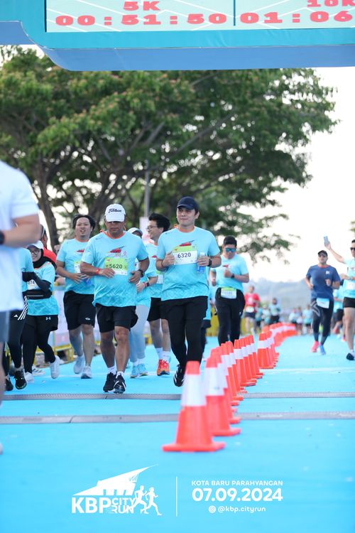 Race photo from KBP City Run 2024