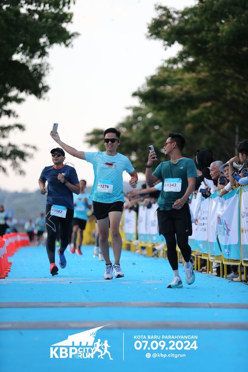 Race photo from KBP City Run 2024