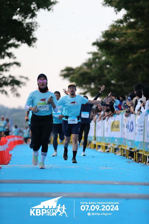 Race photo from KBP City Run 2024