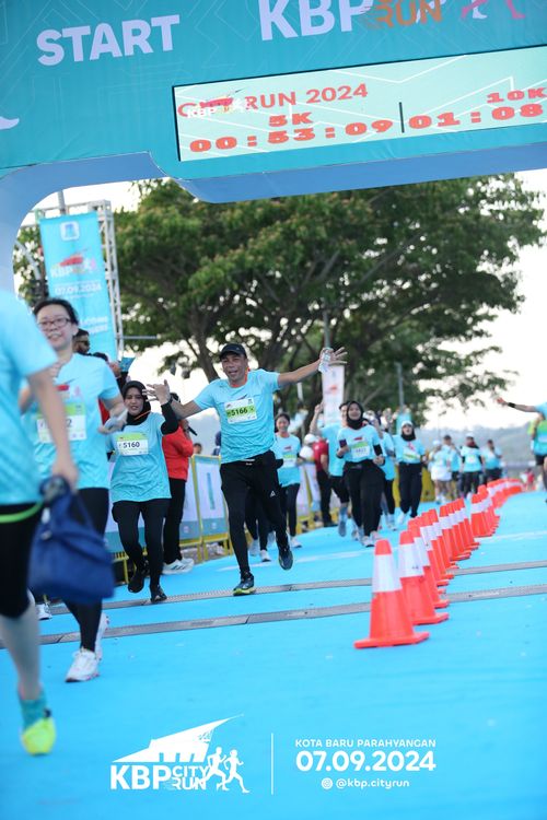 Race photo from KBP City Run 2024