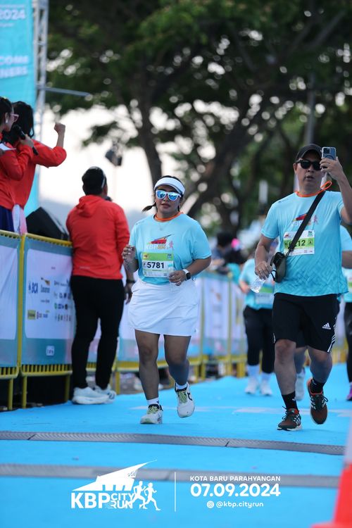 Race photo from KBP City Run 2024