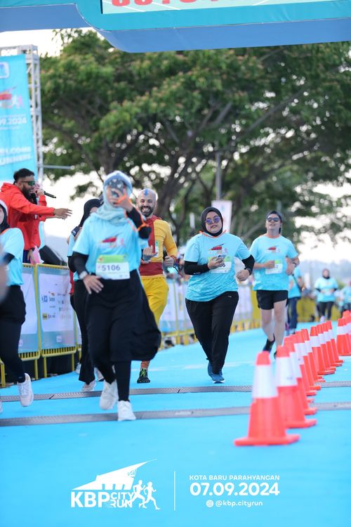 Race photo from KBP City Run 2024