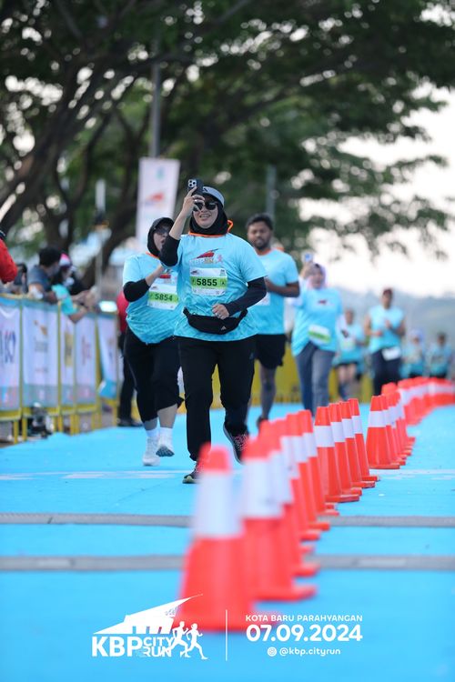 Race photo from KBP City Run 2024