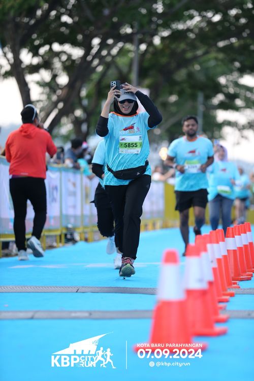 Race photo from KBP City Run 2024
