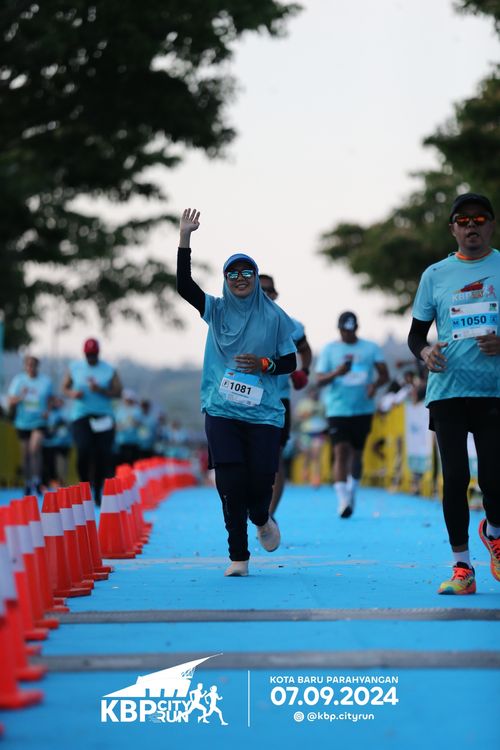 Race photo from KBP City Run 2024