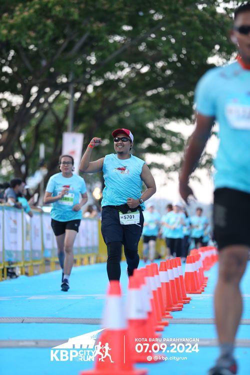Race photo from KBP City Run 2024