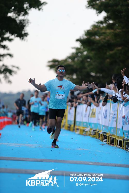 Race photo from KBP City Run 2024
