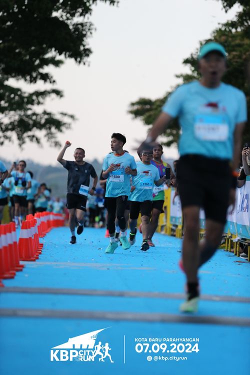 Race photo from KBP City Run 2024