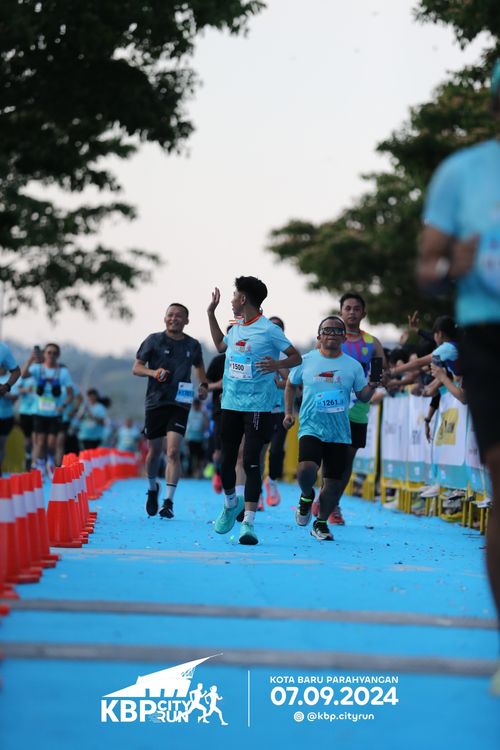 Race photo from KBP City Run 2024