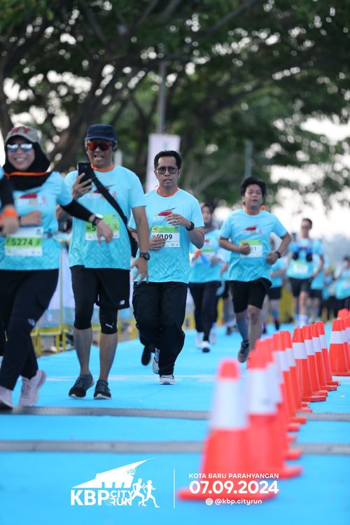 Race photo from KBP City Run 2024