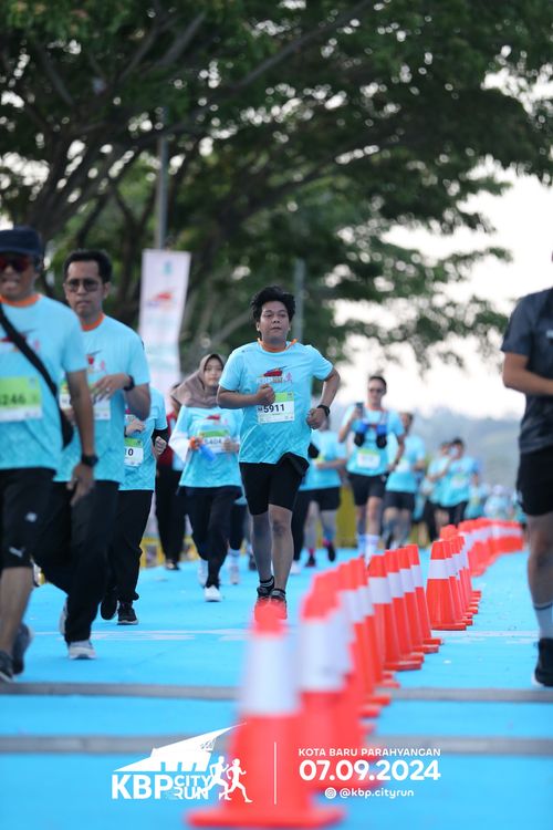 Race photo from KBP City Run 2024